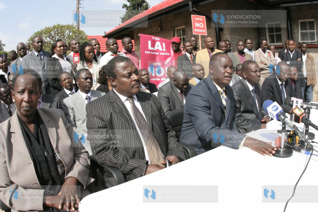 Linah Jebii Kilimo, Cyrus Jirongo, Kiema Kilonzo, William Ruto, and Charles Keter