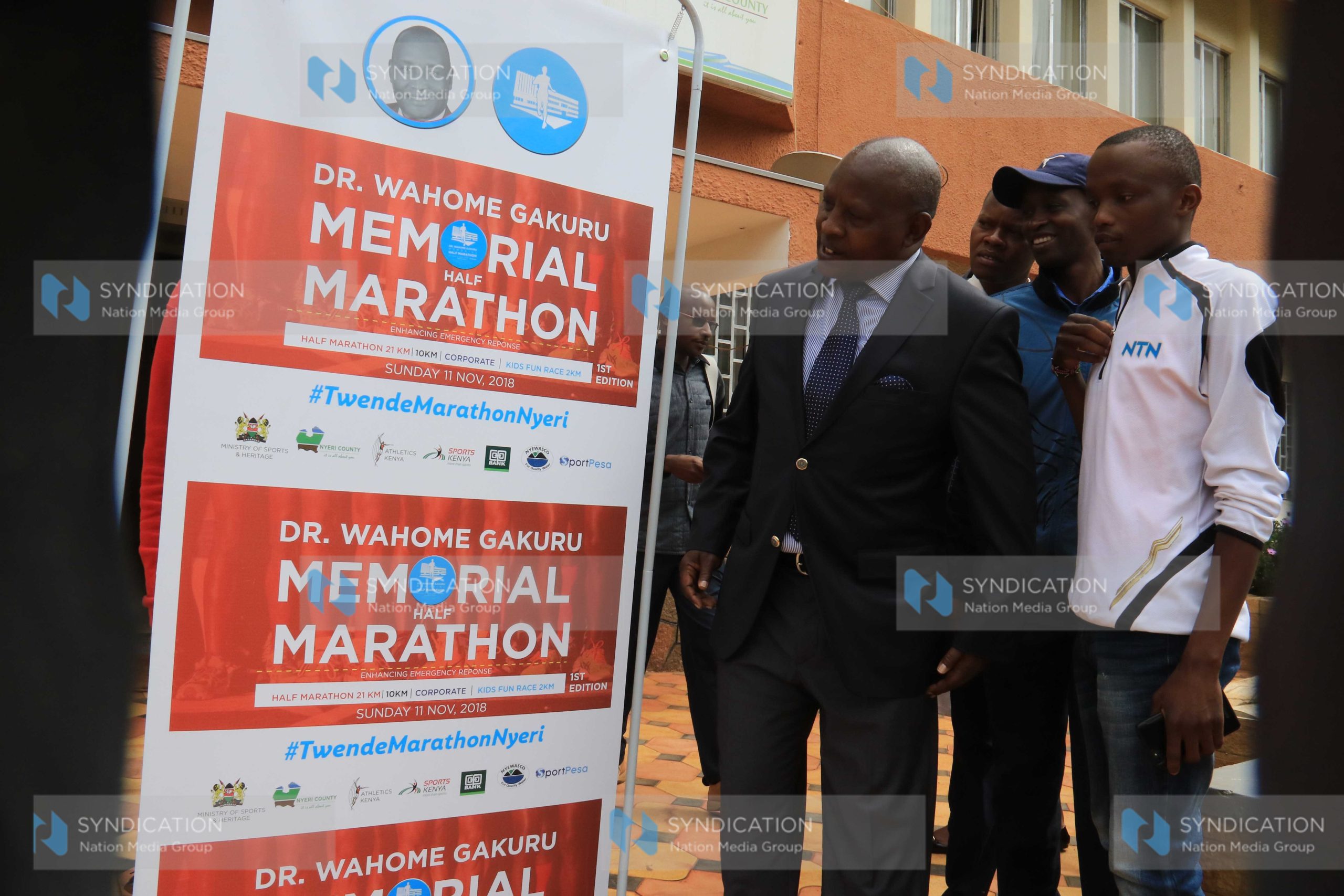 Registration of Dr Wahome Gakuru half marathon