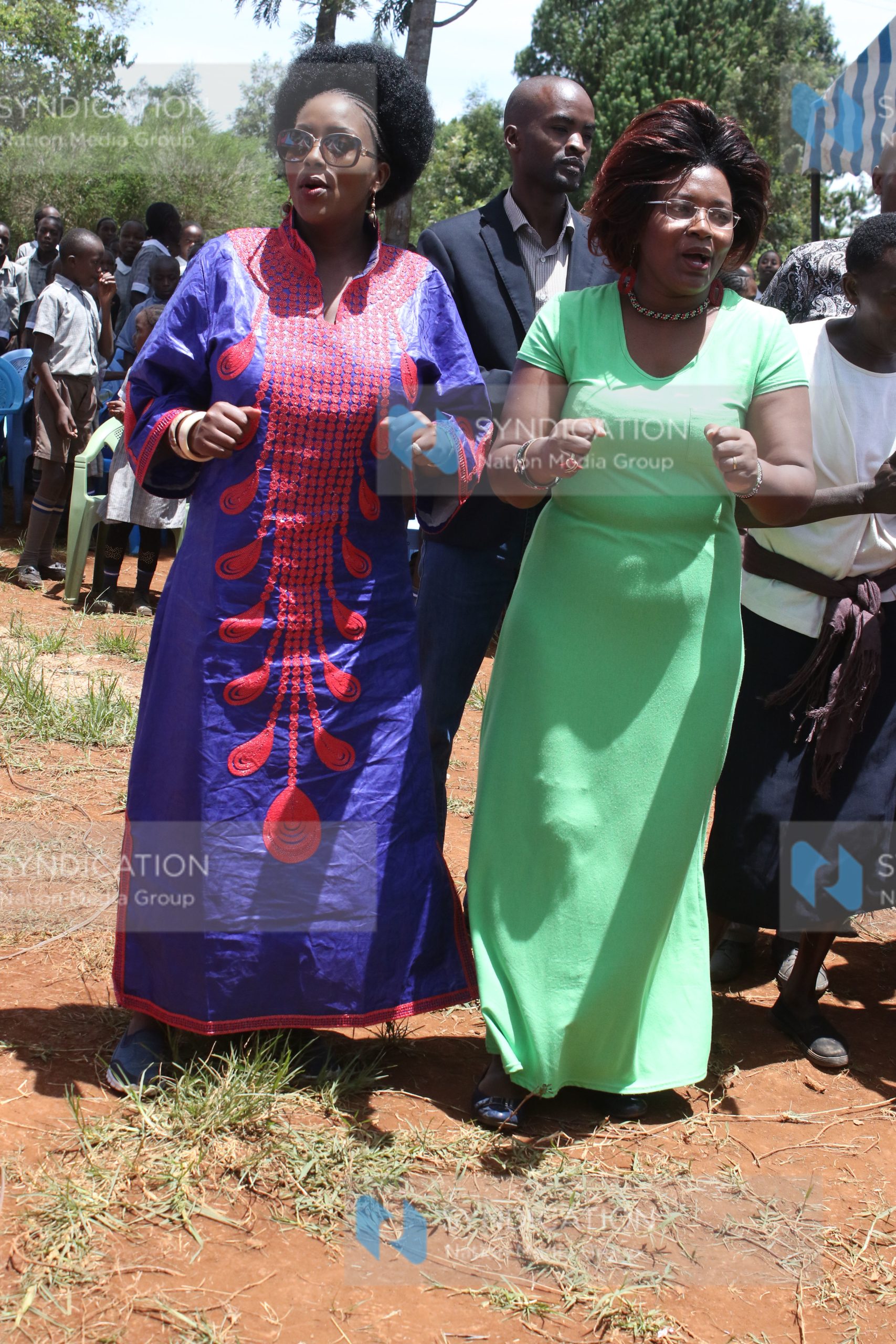 Nairobi women representative Rachel Shebesh and Thika Town MP Alice Ng’ang’a