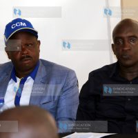 Bomet Governor Isaac Rutto with Narok West MP Patrick Ole Ntutu