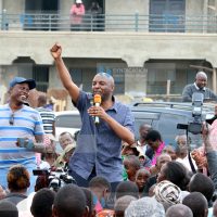 A political rally at Chaka trading centre