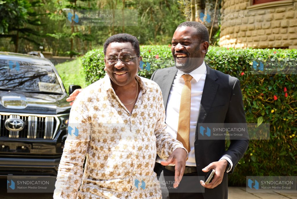 Siaya Governor James Orengo and Nairobi Senator Edwin Sifuna