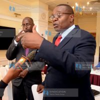 The Privatization Commission executive director Joseph Koskey and the commission chairman Paul Otuoma