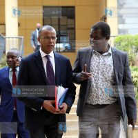 Senior Counsel Philip Murgor and Busia Senator Okiya Omtatah