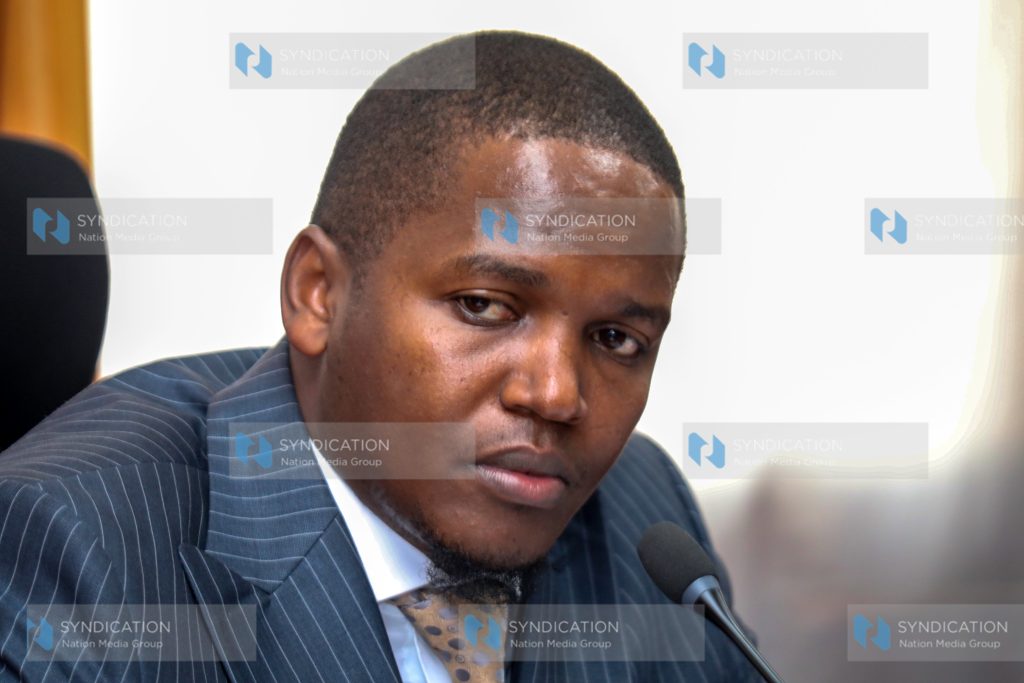 Senate ICT Committee chairperson Allan Chesang
