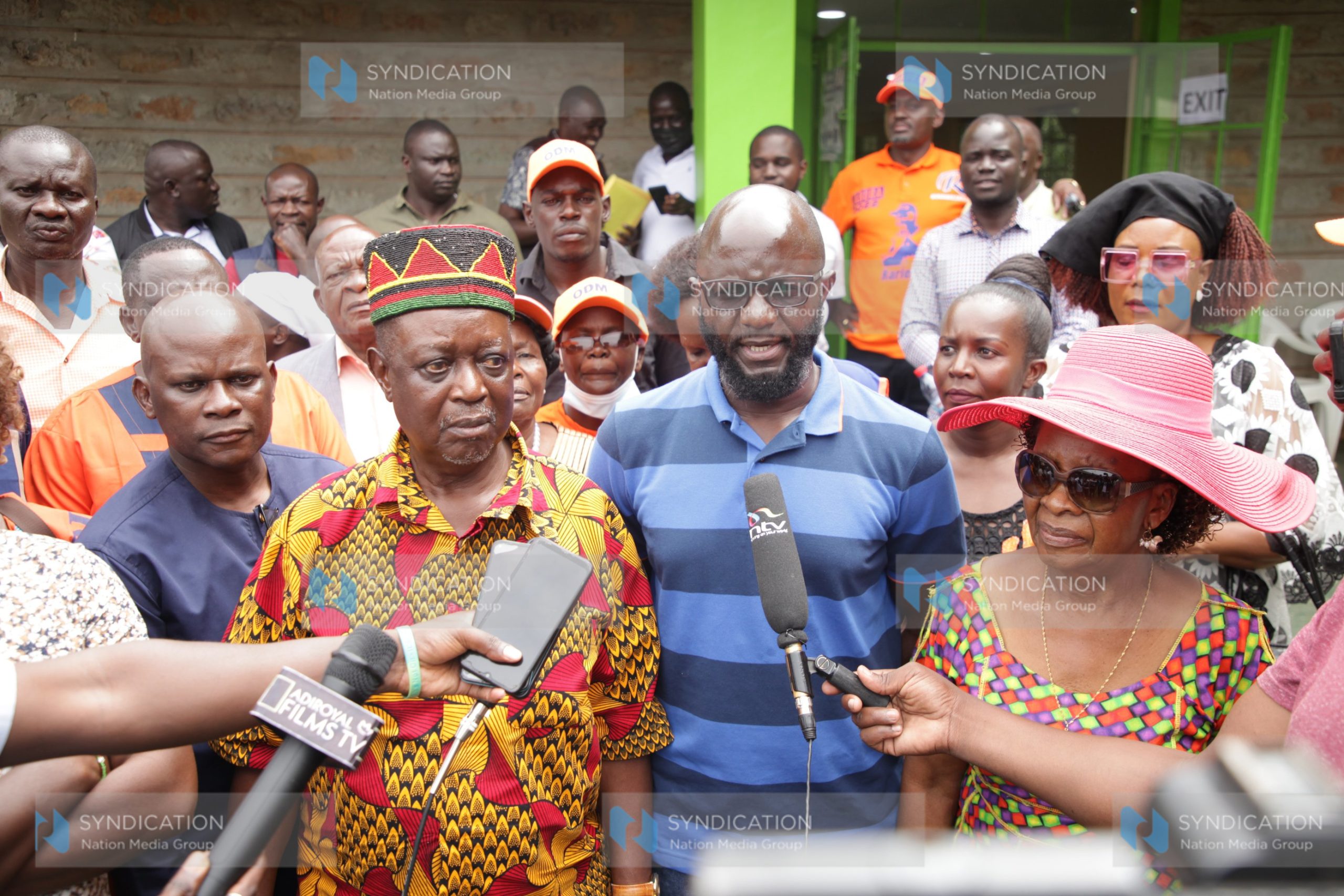 Alego Usonga MP Samuel Atandi and EALA MP Oburu Oginga