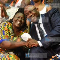 Westlands MP Timothy Wanyonyi with Nominated MP Dennitah Ghati