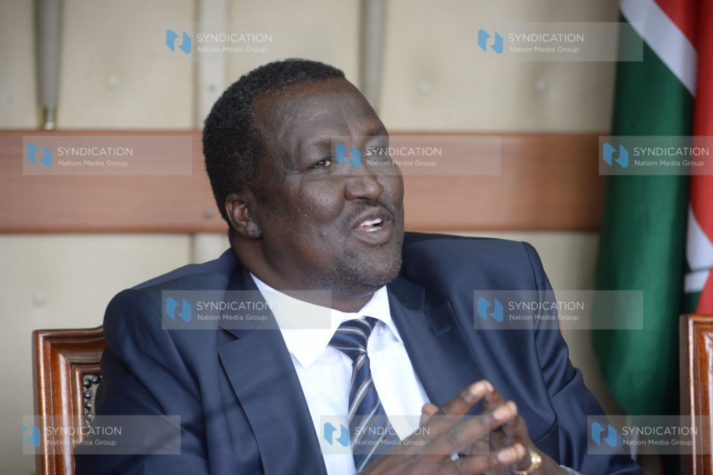 Ministry of Petroleum and Mining Cabinet Secretary John Munyes