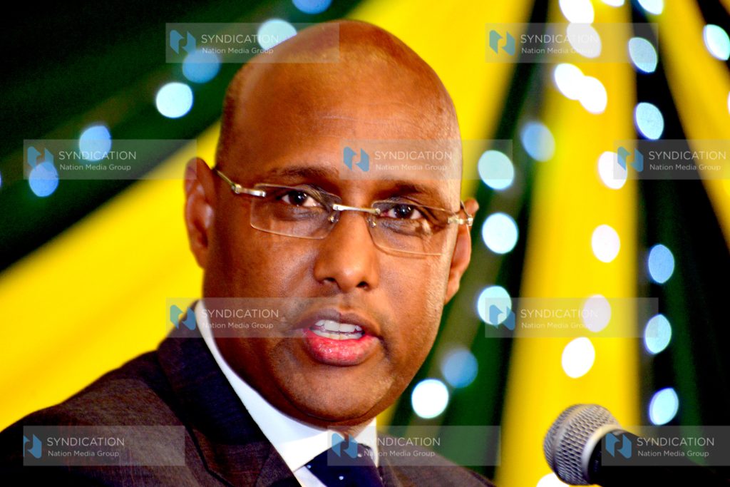 Cabinet Secretary for Industrialization and Enterprise Development Adan Mohamed