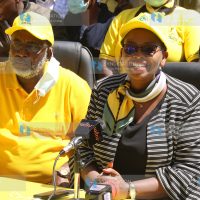 UDA Secretary General Veronica Maina with Meru Senator Mithika Linturi