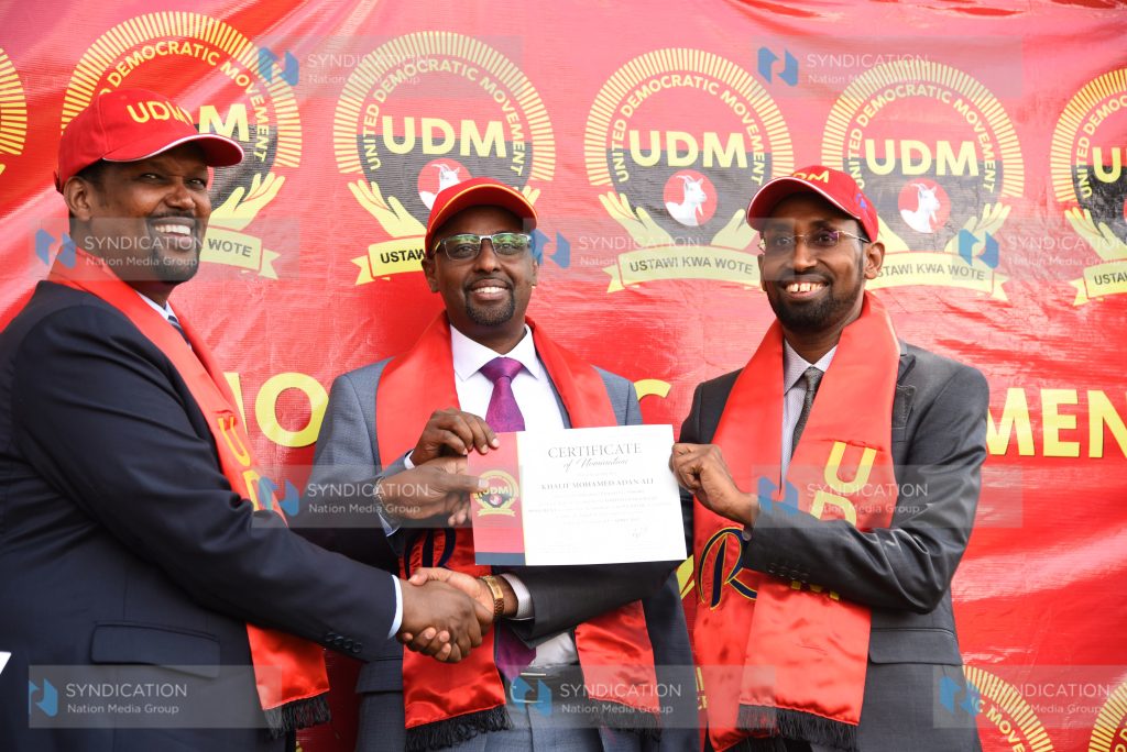 UDM party leader Ali Roba