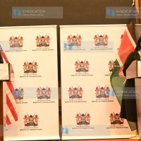 US Secretary of State Antony J Blinken with Kenya's Foreign Affairs CS Raychelle Omamo
