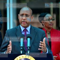 Acting Cabinet Secretary for Agriculture Adan Mohamed