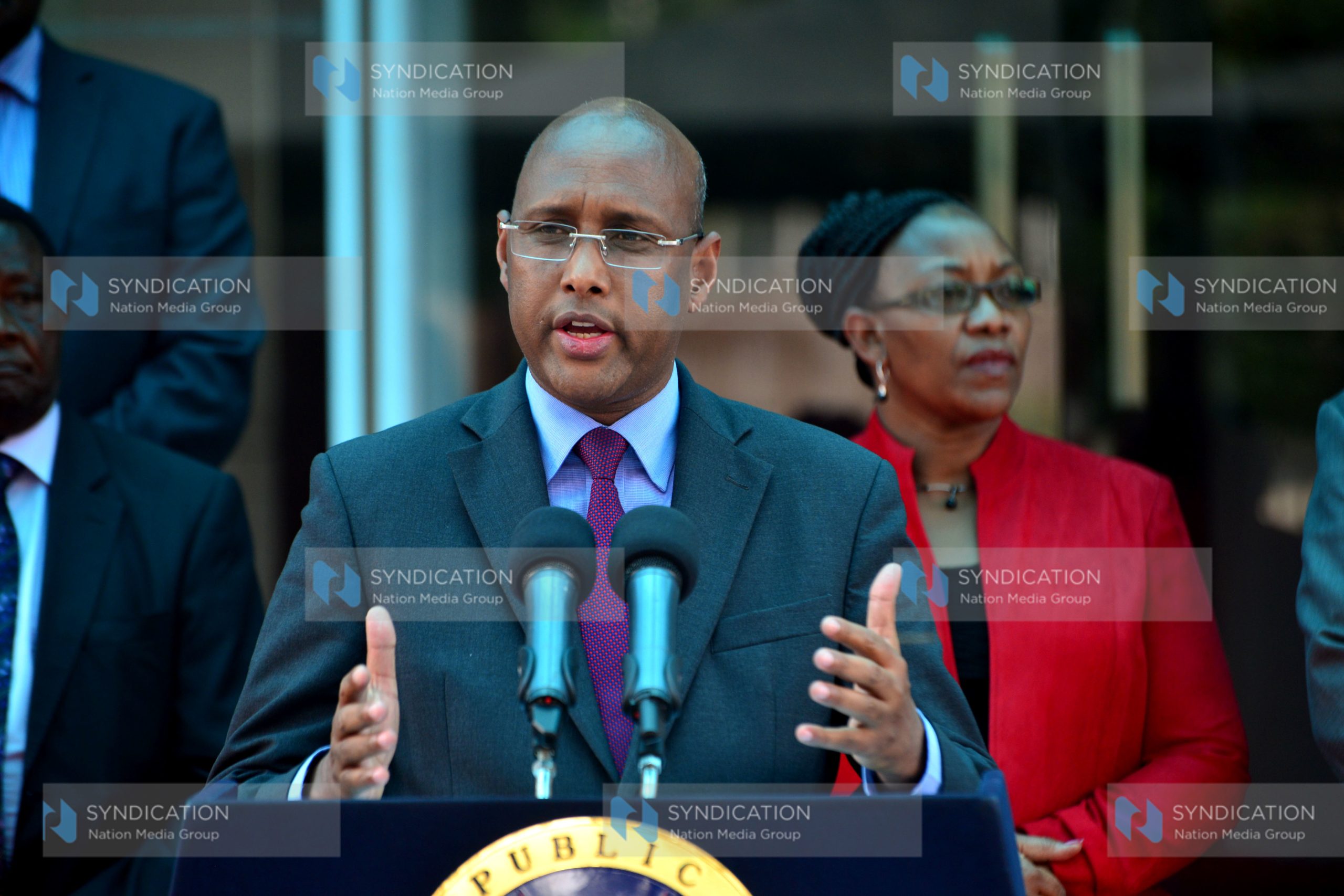 Acting Cabinet Secretary for Agriculture Adan Mohamed