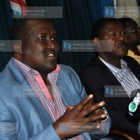 Turkana County Senator, John Munyes, Moses Wetangula and Senator James Orengo