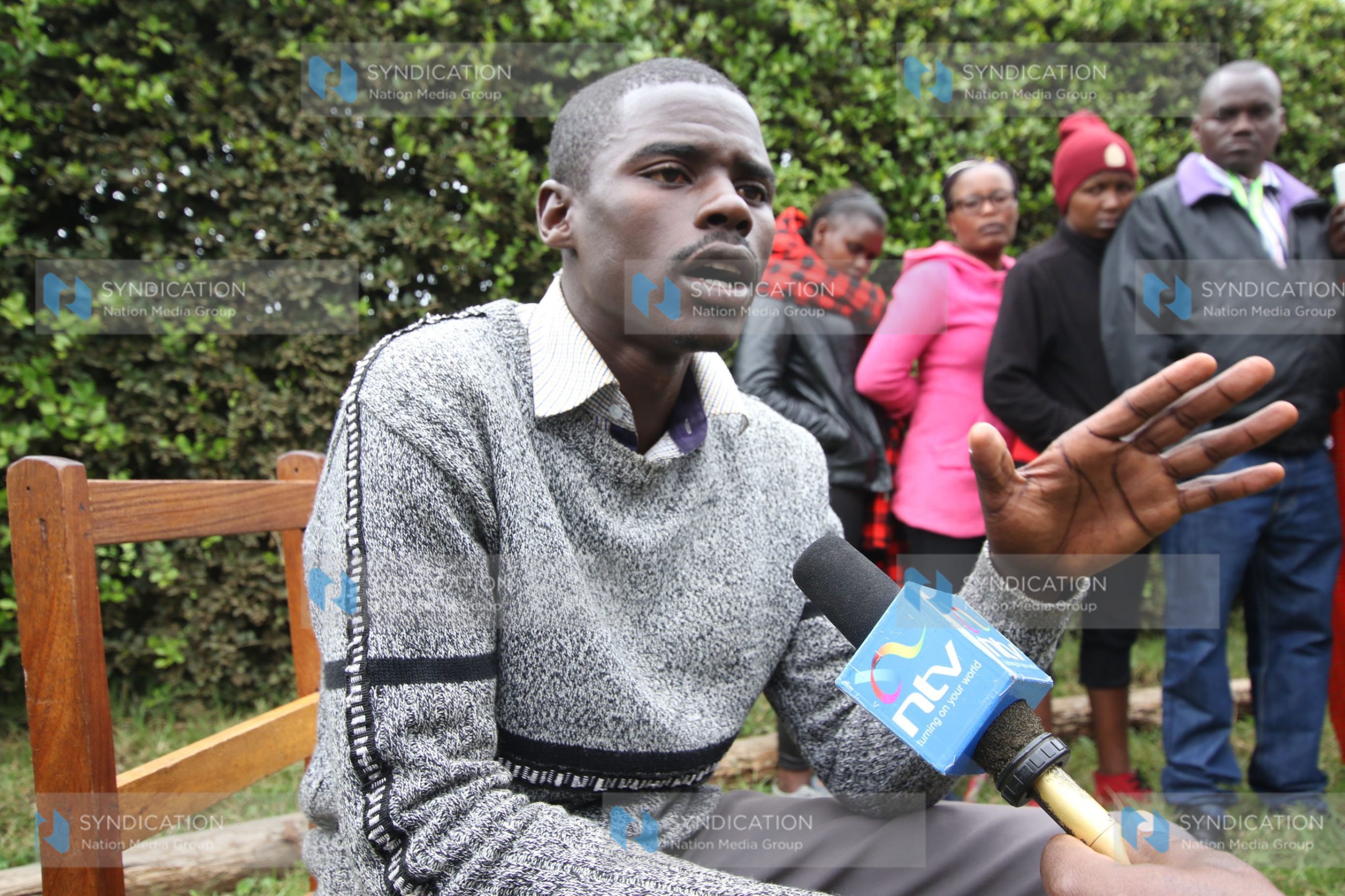Igembe South parliamentary candidate on an independent ticket John Paul Mwirigi