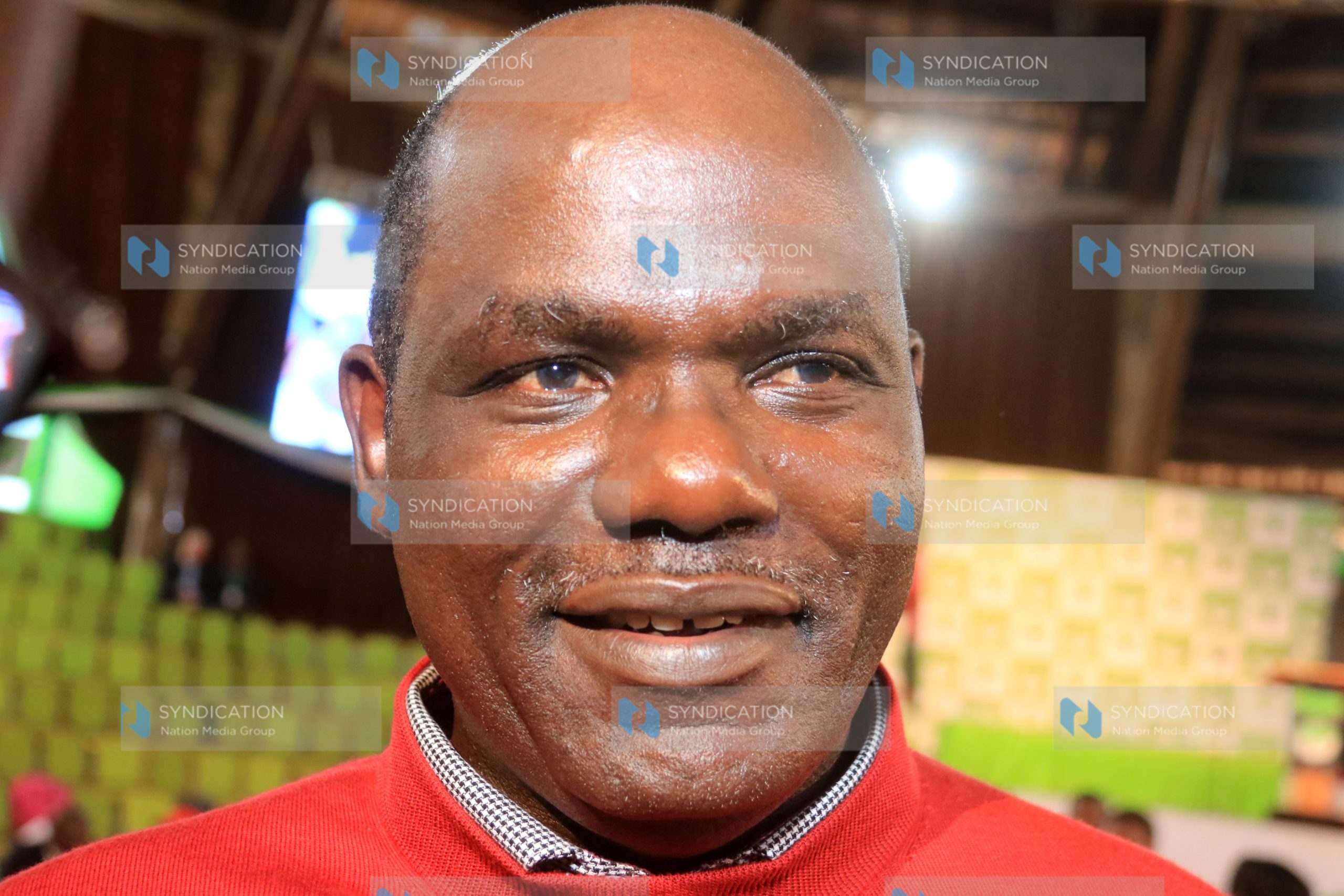 IEBC Chair Wafula Chebukati walks away at Bomas of Kenya