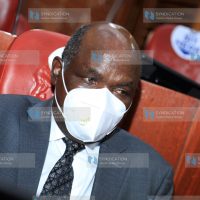 (IEBC) Chairman, Wafula Chebukati making his submissions on behalf of IEBC