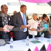 Burial of Muturi's elder sister, Monica Muthoni Njoka, in Siakago Town
