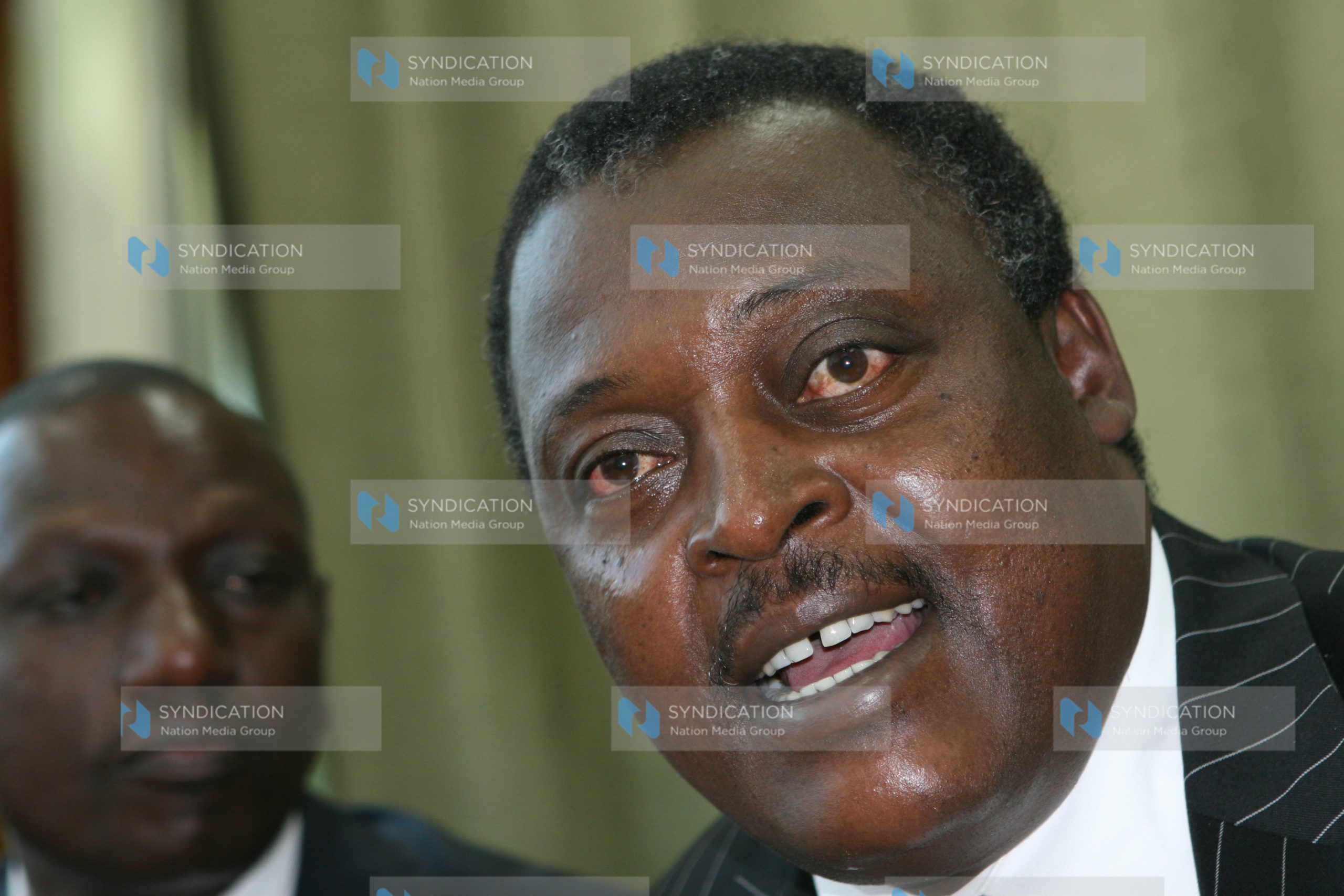 Lugari MP Cyrus Jirongo addresses a news conference at Parliament Buildings