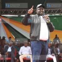 Soy MP David Kiplagat during a fundraiser at Moi's Bridge
