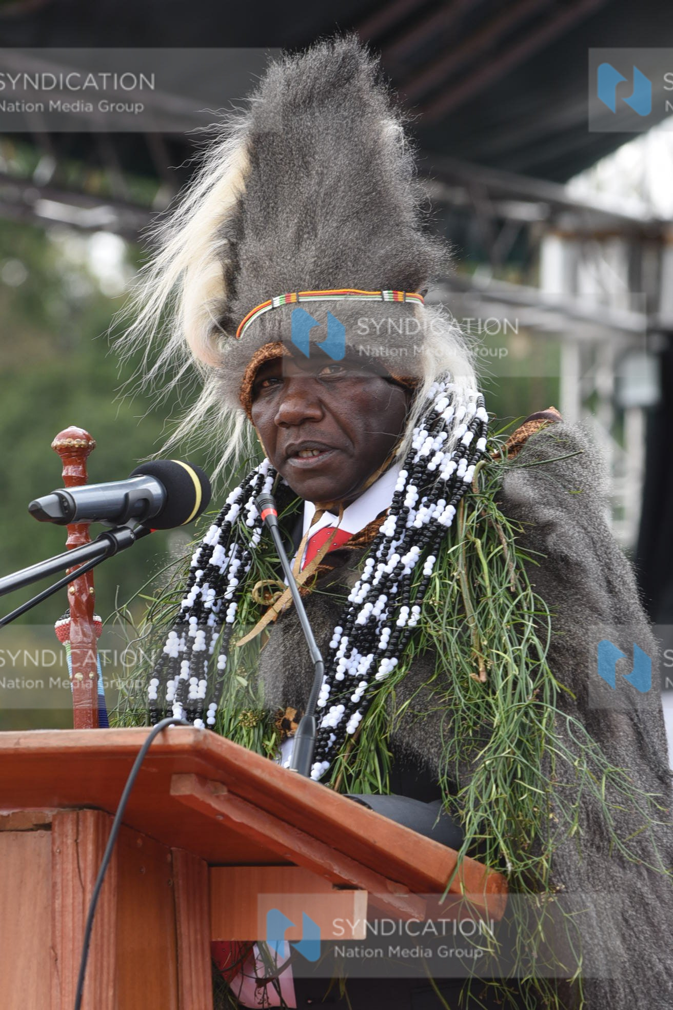 Uasin Gishu County Governor Jonathan Bii Chelilim during his swearing-in ceremony