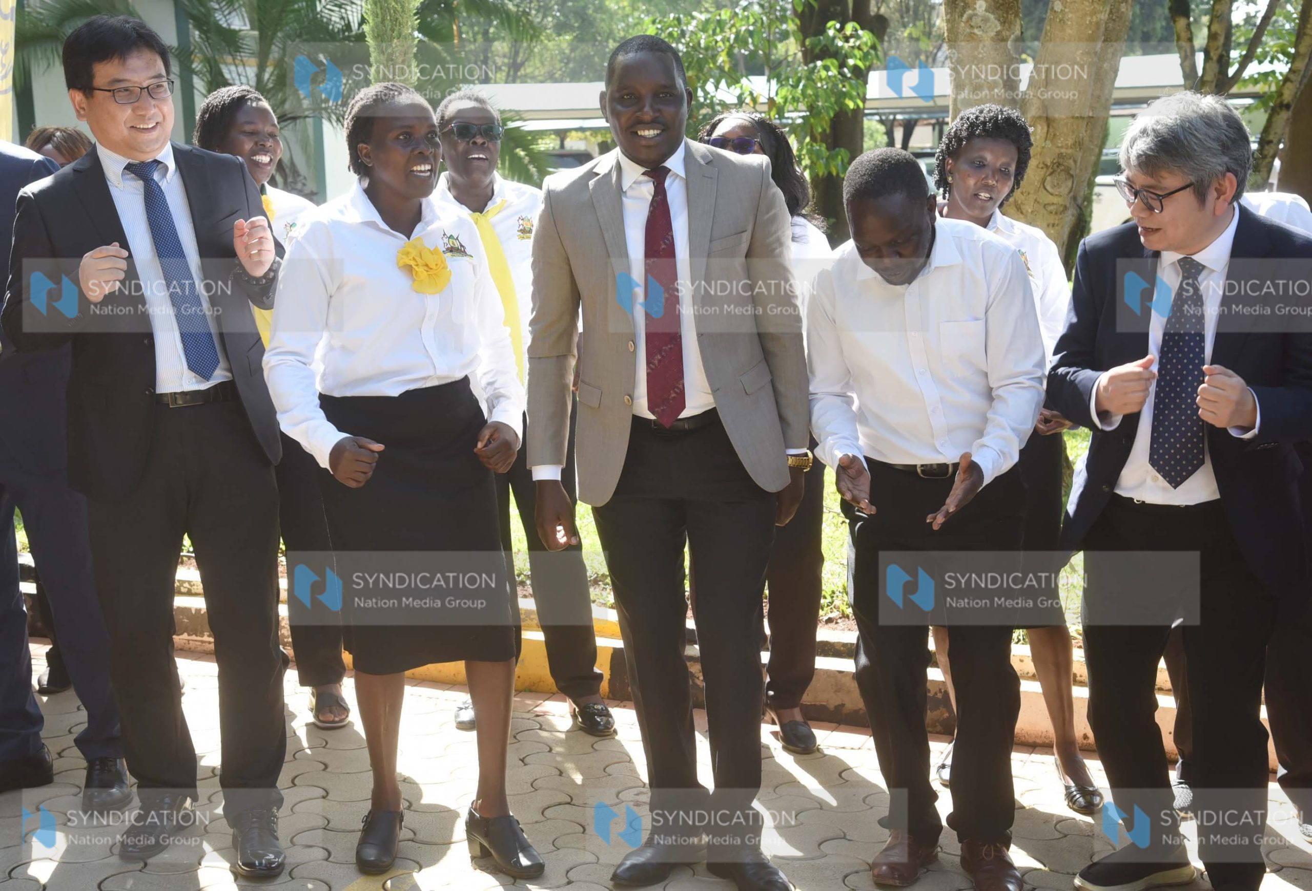 A press conference at the county’s headquarters in Eldoret City