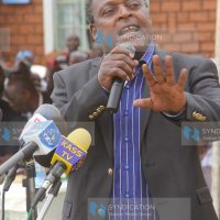 Former Lugari MP Cyrus Jirongo during prayers for Deputy President William Ruto and Joshua Sang