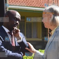 United States of America Ambassador to Kenya Meg Whitman and Elgeyo Marakwet County Governor Wisley Rotich