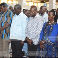 A mass service at Christ the King Catholic Church Mitume in Kitale