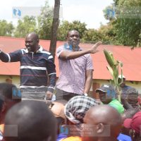 Saboti MP Caleb Amisi (left), and Orange Democratic Movement Party's Secretary General Edwin Sifuna