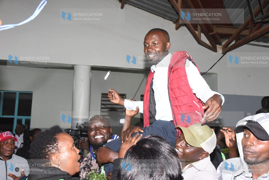 Kimani Wanjohi, winner of the Huruma Member of County Assembly seat