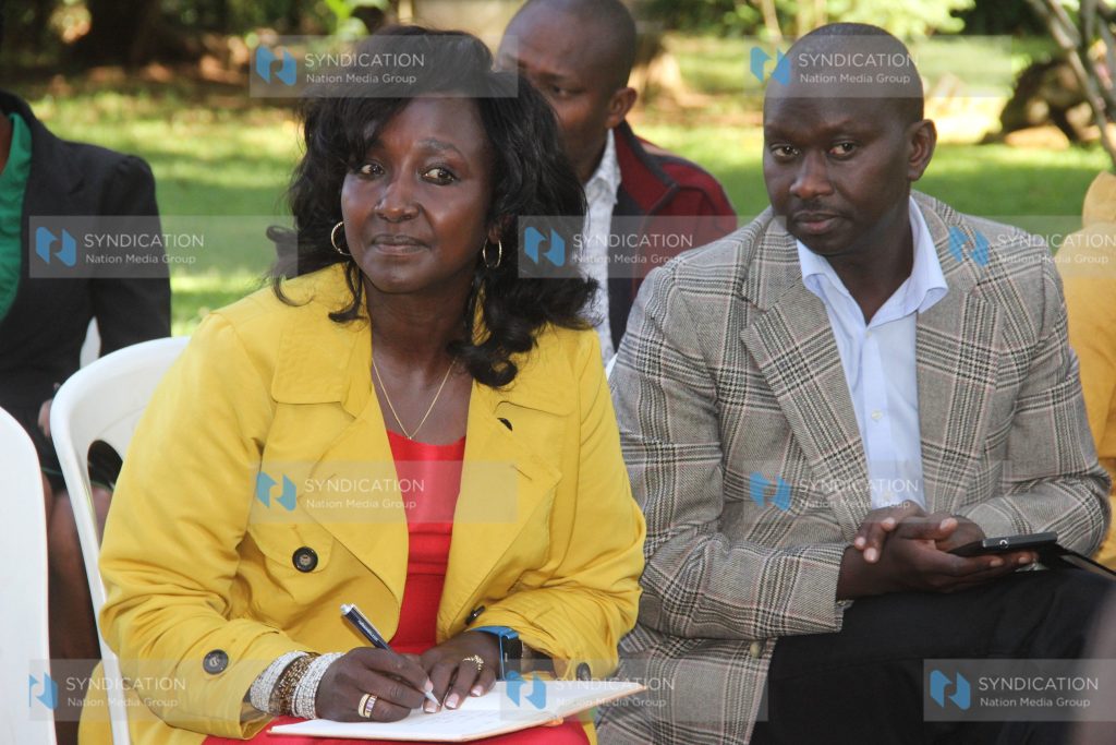 Gladys Boss Shollei, Jubilee Party’s candidate for the Uasin Gishu County Women Representative seat