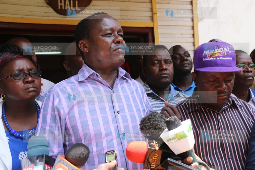 Maendeleo Chap Chap Party aspirants for various elective seats in Embu