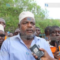 Veteran lawyer and Mombasa senatorial aspirant Mohammed Faki ODM supporters