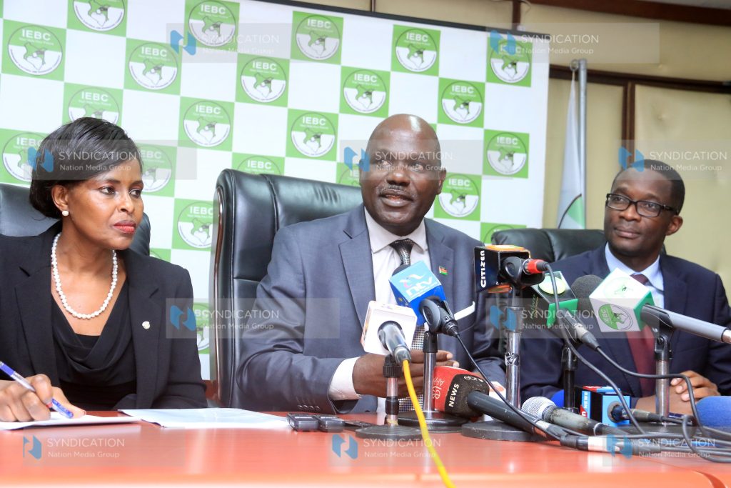 IEBC Chairman Wafula Chebukati