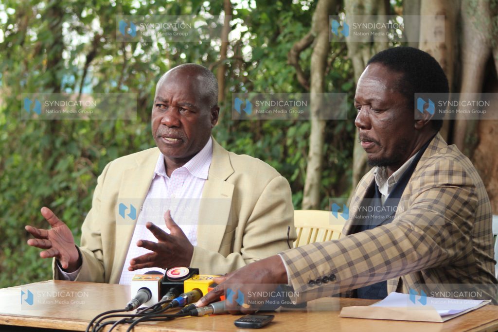 West Mugirango constituency MP James Gesami and His Kitutu Masaba counterpart Timothy Bosire