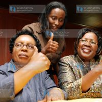 News conference in support of the draft Constitution