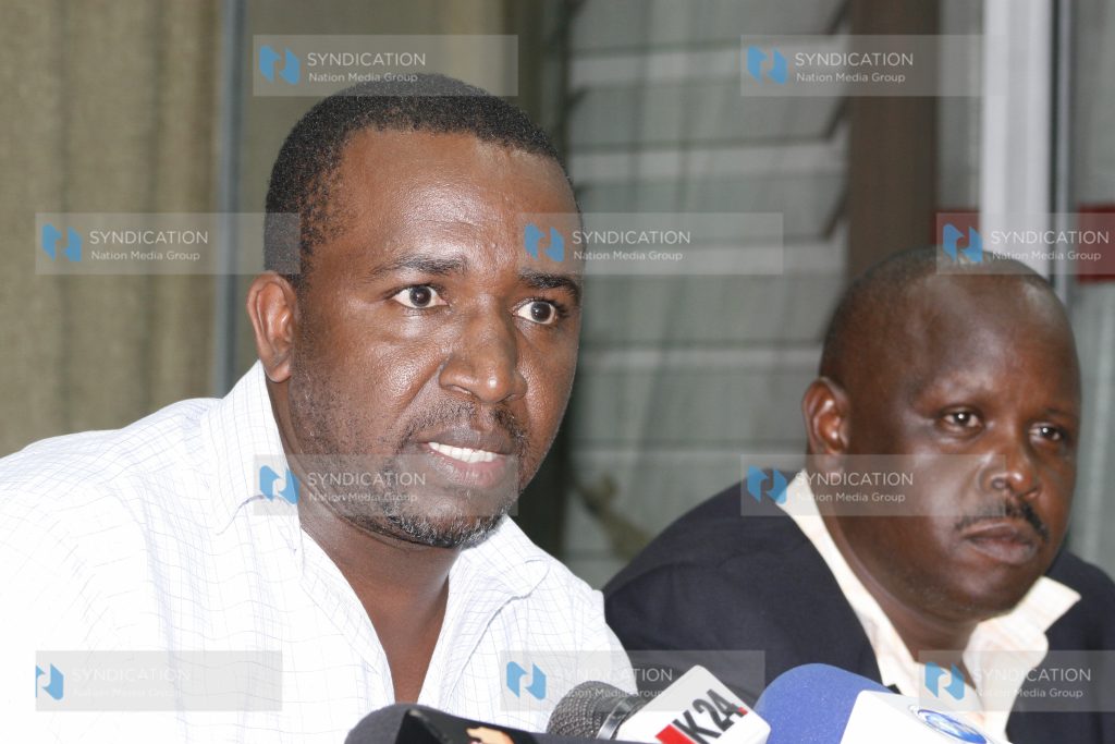 Members of Parliament Mithika Linturi and Isaac Ruto
