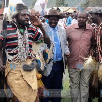 Prime Minister Raila Odinga, together with Igembe South MP Mithika Linturi