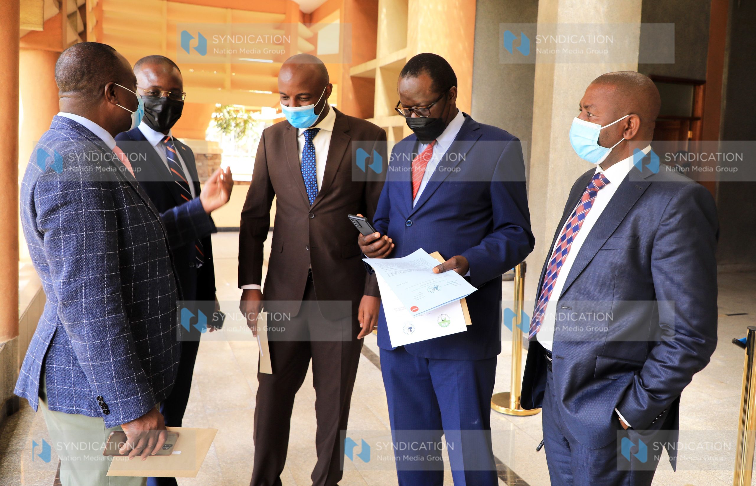 Senators Fred Outa [Kisumu], Moses Otieno Kajwang [Homa Bay], Irungu Kang’ata [Murang’a], Ochilo Ayacko [Migori], John Kinyua
