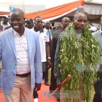 The new World Marathon Record Holder Sabastian Sawe with Nandi County Governor Stephen Sang