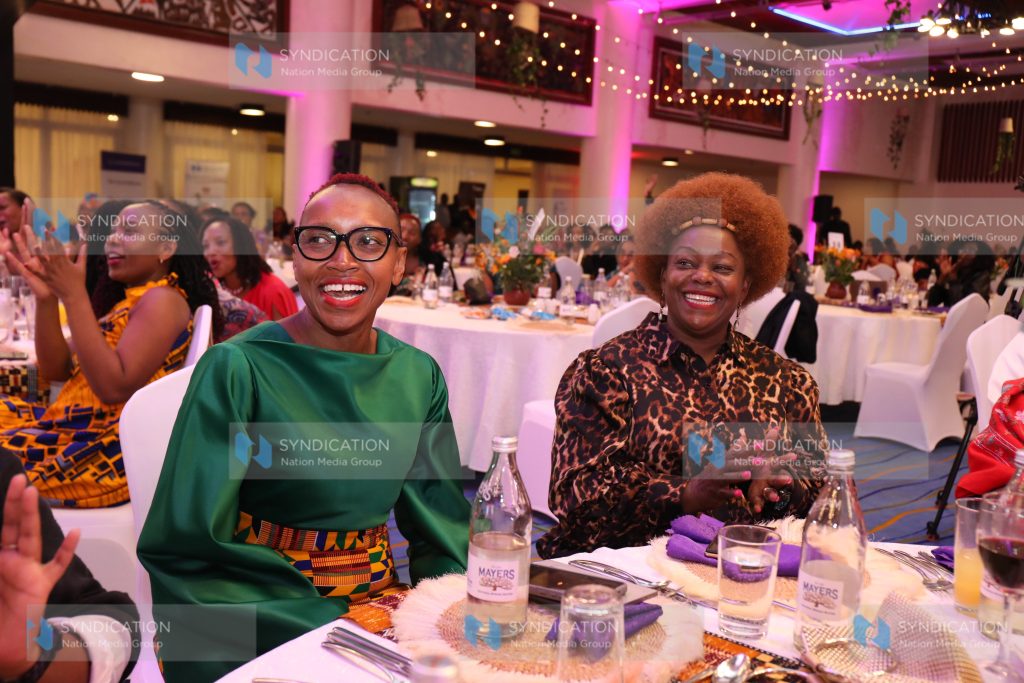 NMG Chief Corporate Affairs and Partnerships Officer Monicah Ndung'u with Suba North Constituency MP and Minority Chief Whip Millie Odhiambo Mabona