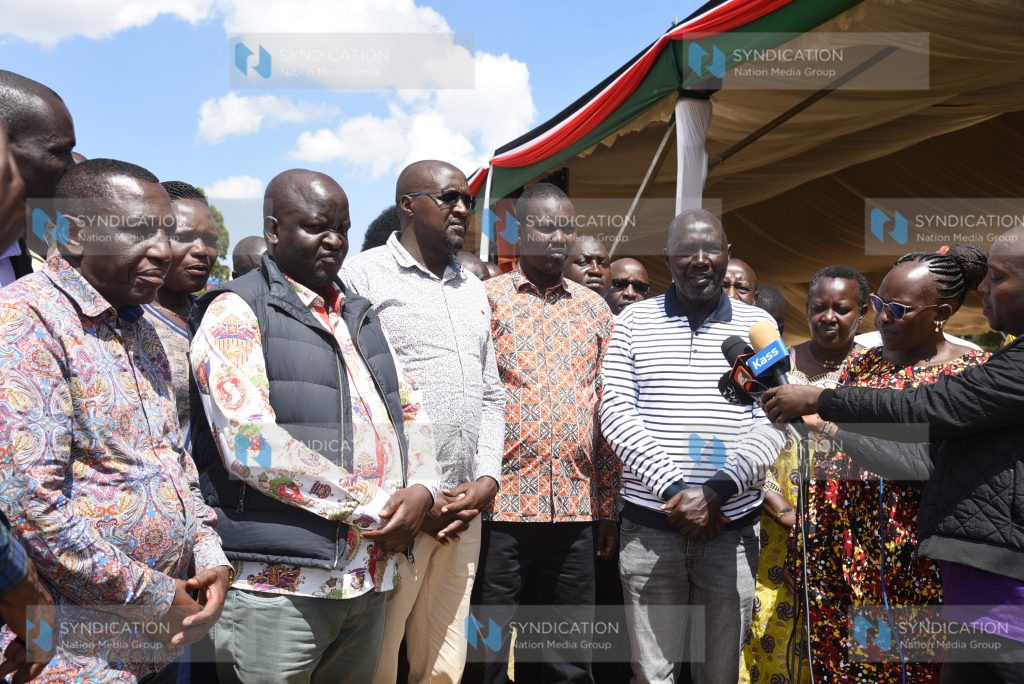 Press conference at Eldoret Sports Club