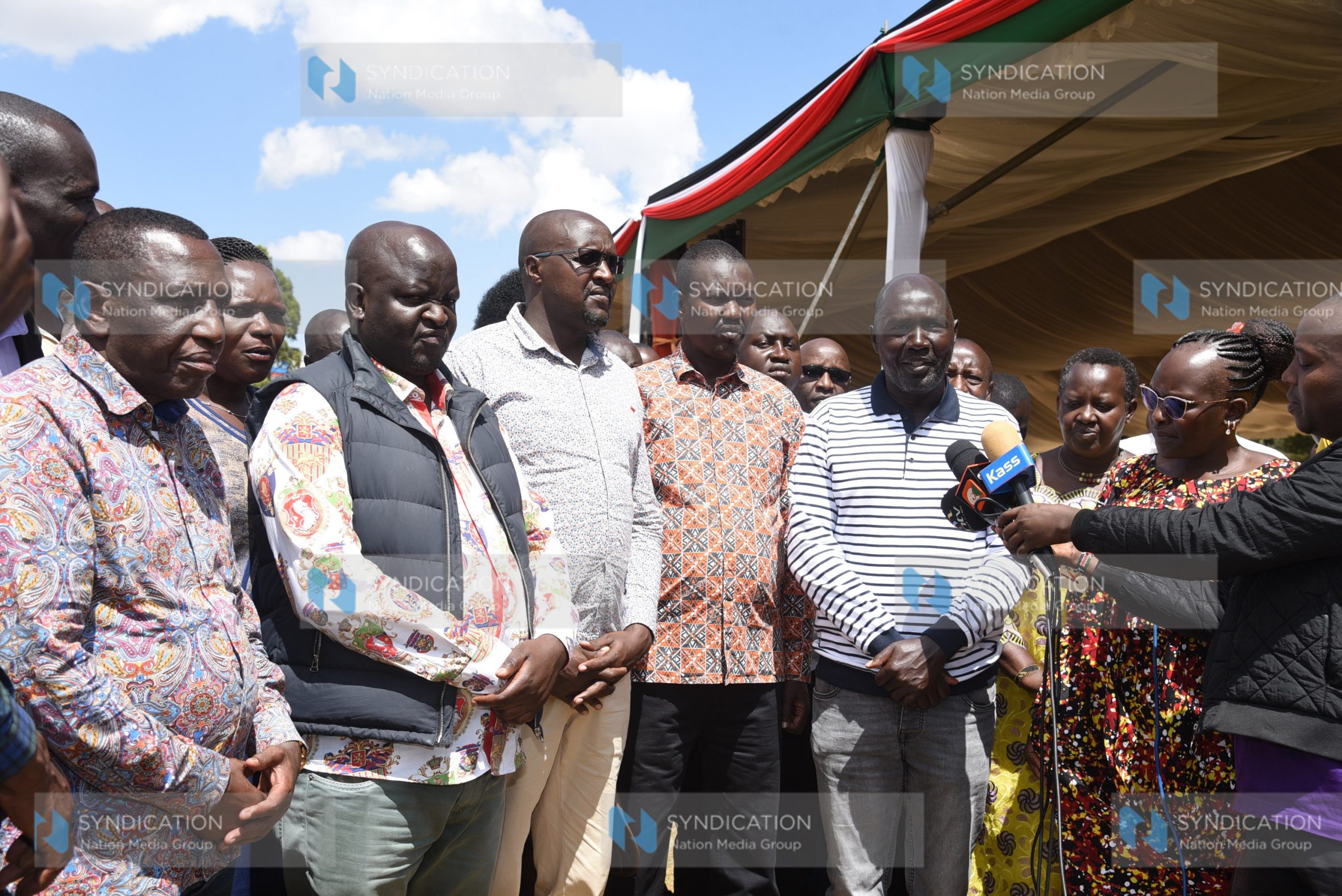 Press conference at Eldoret Sports Club