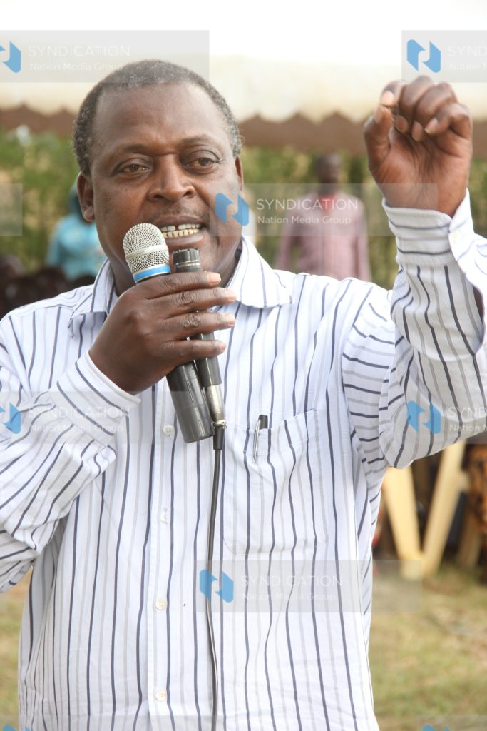 Former Lugari MP Cyrus Jirongo during a fundraiser in aid of Paul Barno