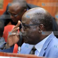 IEBC chairman Wafula Chebukati at County Hall