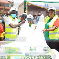 Nairobi Governor Ann Kananu (right) with National Olympics Committee