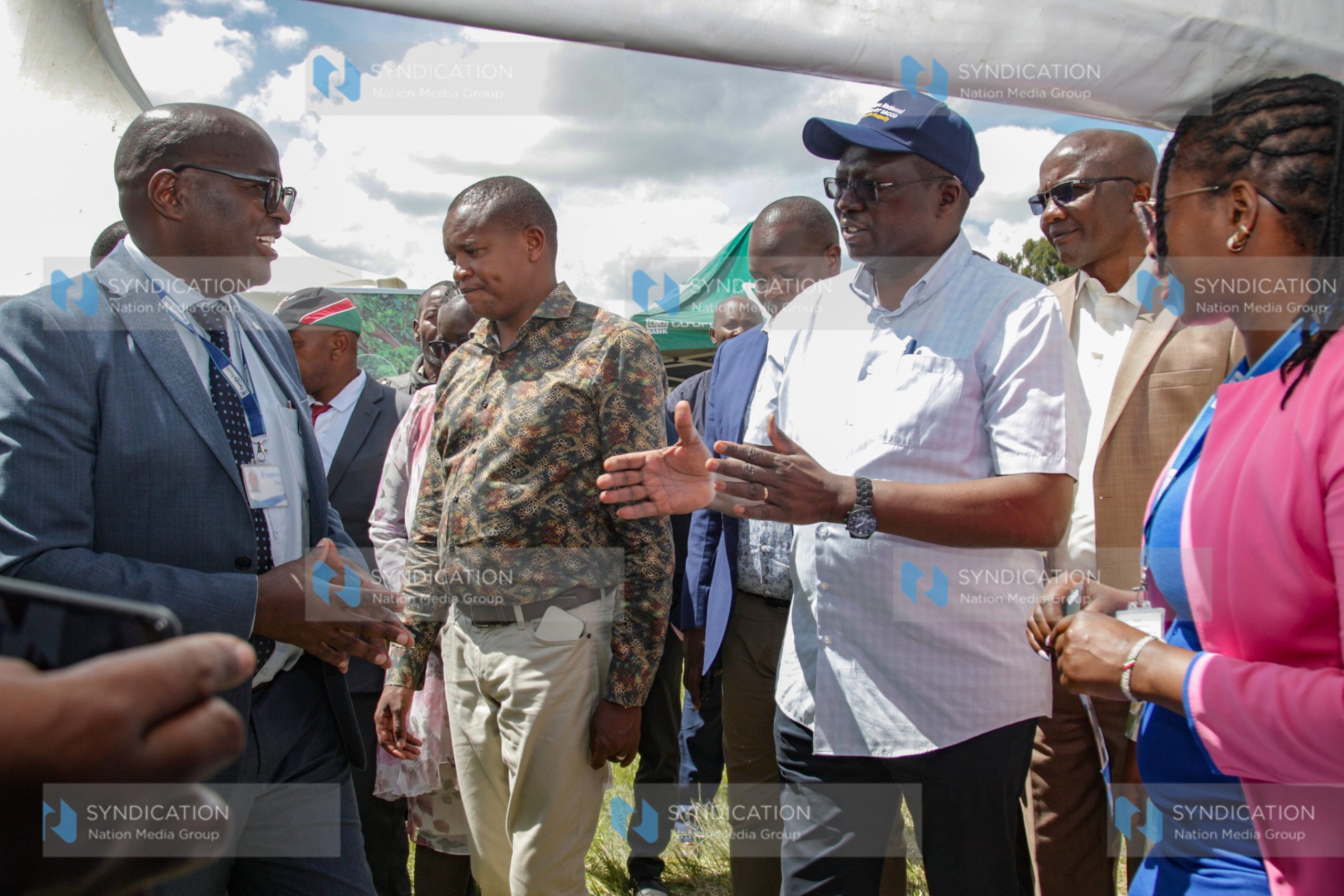 Visit to farmers at Molo Stadium in Nakuru County