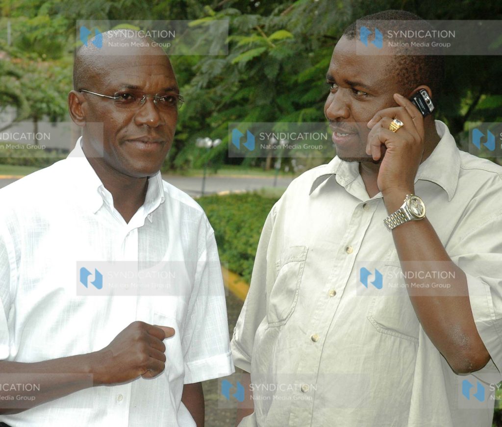 The Chairperson of the PAC, Boniface Khalwale, together with his PIC counterpart, Mithika Linturi